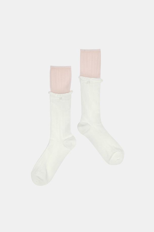 SUECOMMA BONNIE - 양말 - Fev_socks(pink)