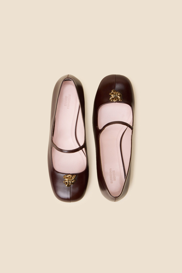 SUECOMMA BONNIE - 플랫 - Fling star flats(brown)