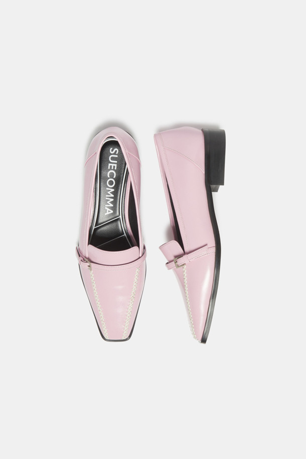 SUECOMMA BONNIE - 플랫 - Retro flats(pink)