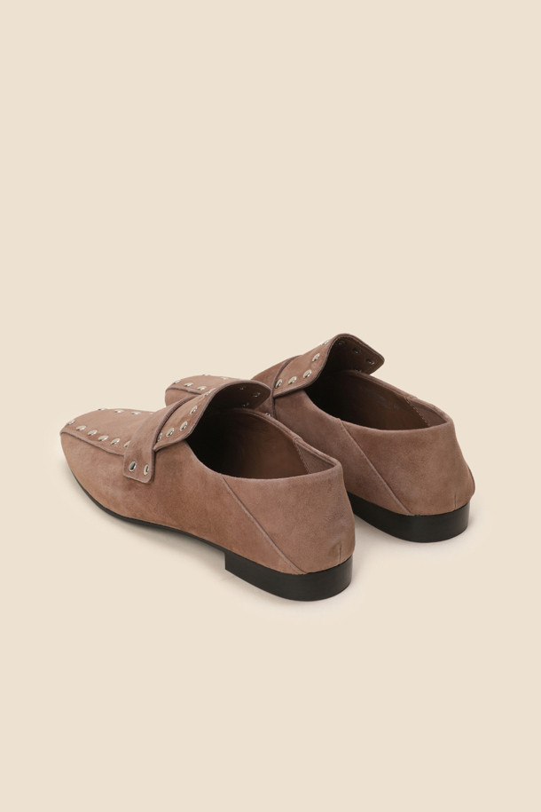 SUECOMMA BONNIE - 로퍼 - 2-way stud loafer(brown)