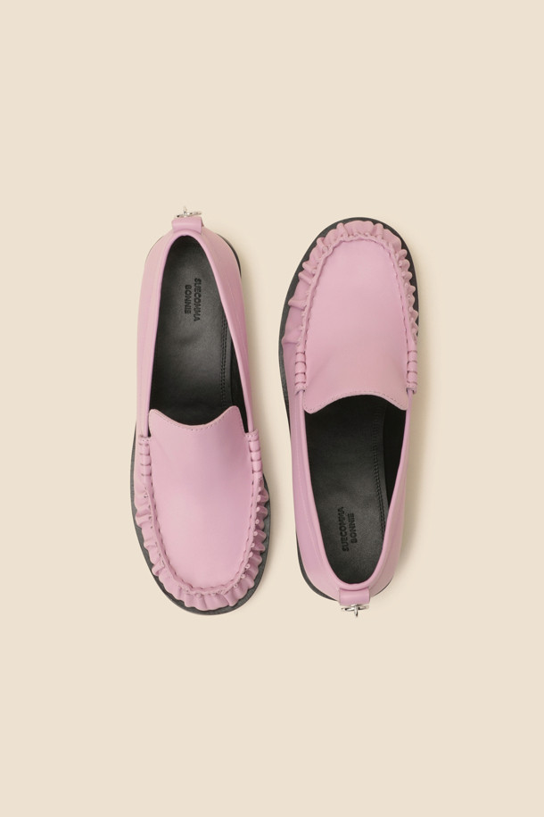 SUECOMMA BONNIE - 로퍼 - Pleats loafer(pink)