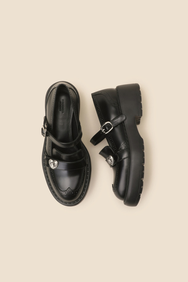 SUECOMMA BONNIE - 로퍼 - [김나영 착용]Cle loafer(black)