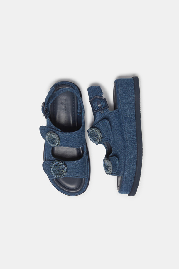 SUECOMMA BONNIE - 샌들 - Cracker sandal(bule)