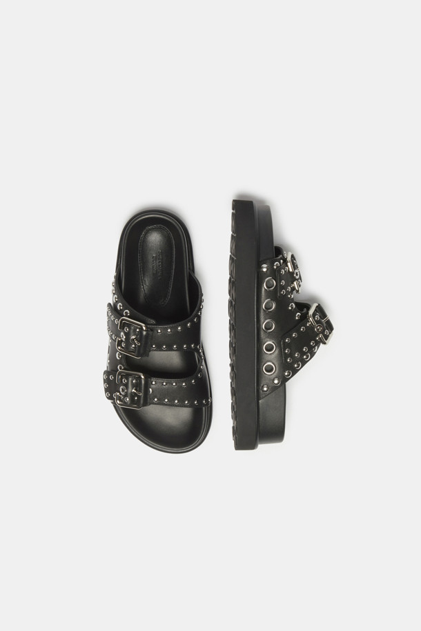 SUECOMMA BONNIE - 샌들 - Stud slide(black)