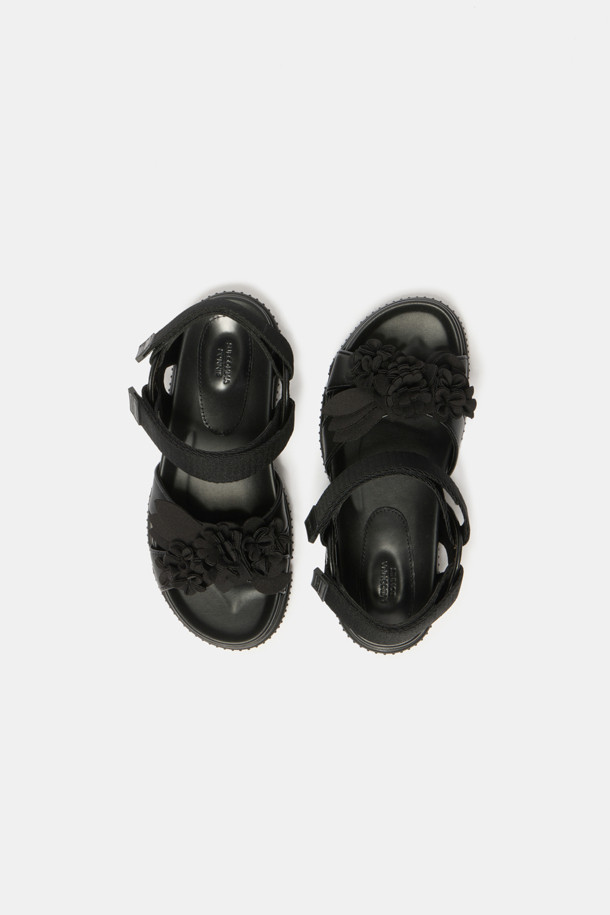 ★SUECOMMA BONNIE★ Flower strap sandalblack DG2AM25026BLK Flower strap sandal(black)_SUECOMMA BONNIE - 코오롱몰