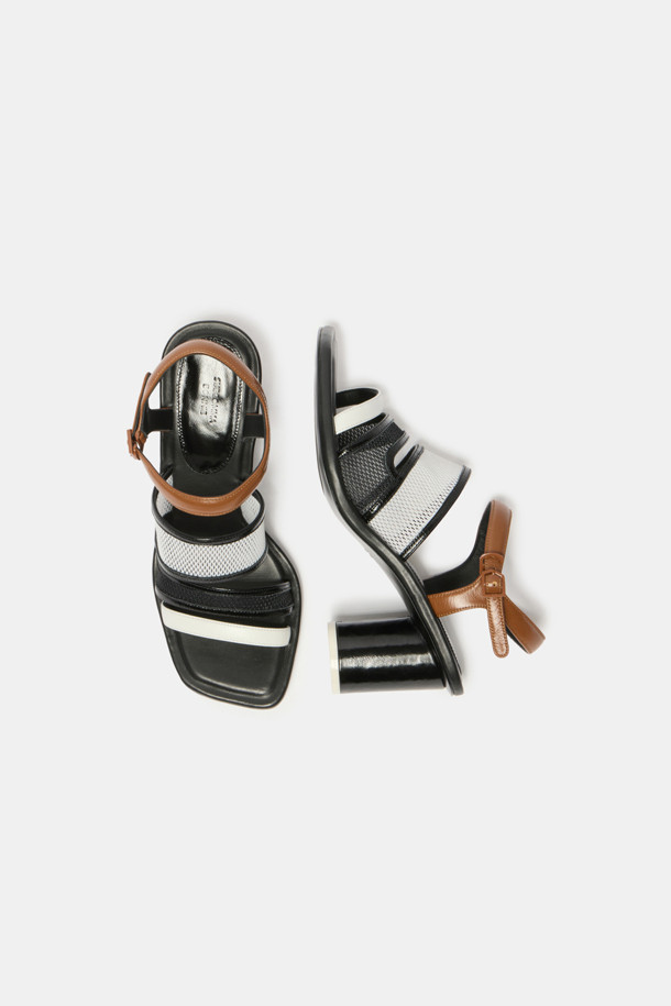 SUECOMMA BONNIE - 샌들 - Mesh color sandal(black)