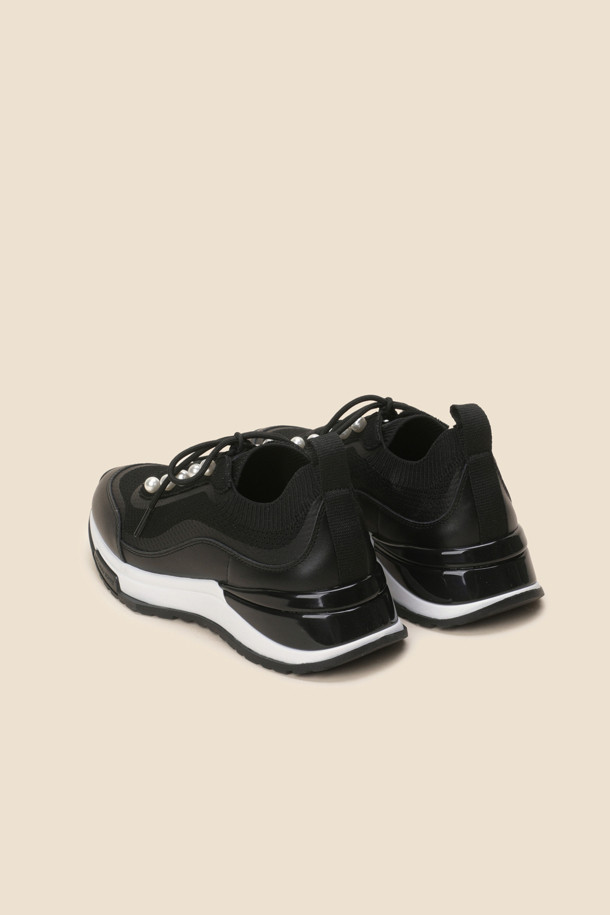 SUECOMMA BONNIE - 스니커즈 - Pearl sneakers(black)