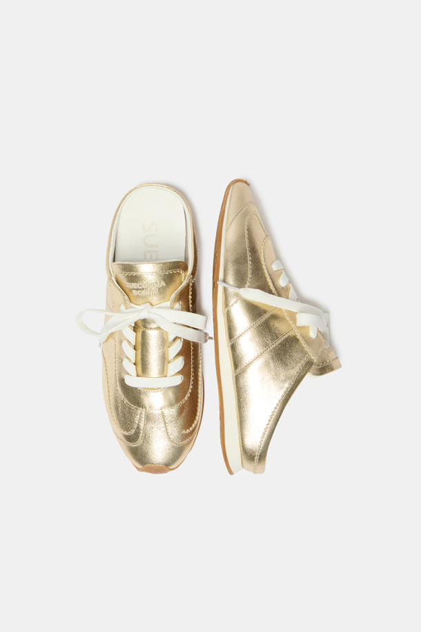 SUECOMMA BONNIE - 슬리퍼/뮬 - Basic sneakers mule(gold)