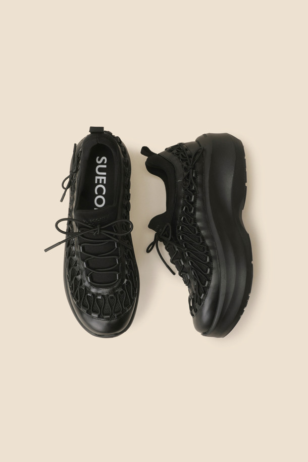 SUECOMMA BONNIE - 스니커즈 - String sneakers(black)