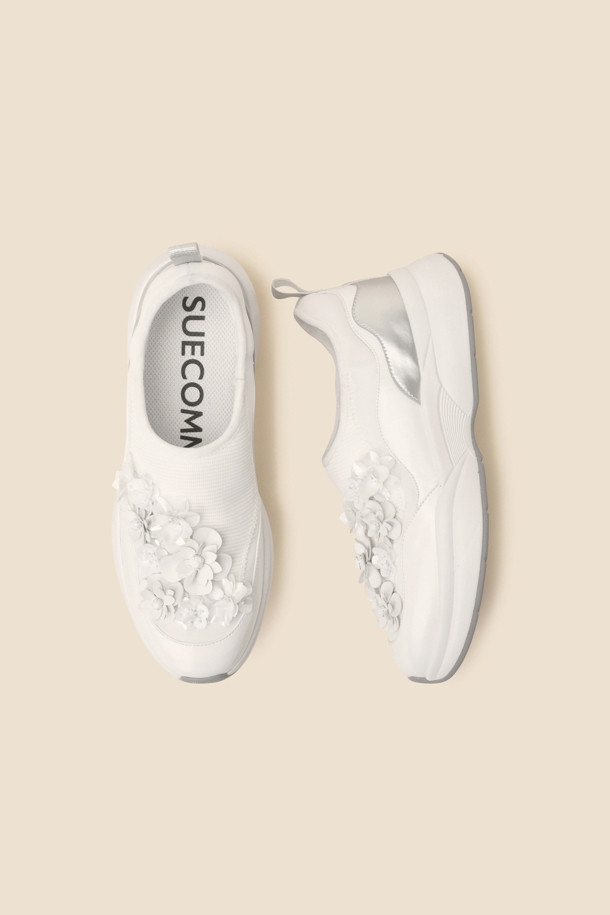 SUECOMMA BONNIE - 스니커즈 - New flowerbomb sneakers(white)