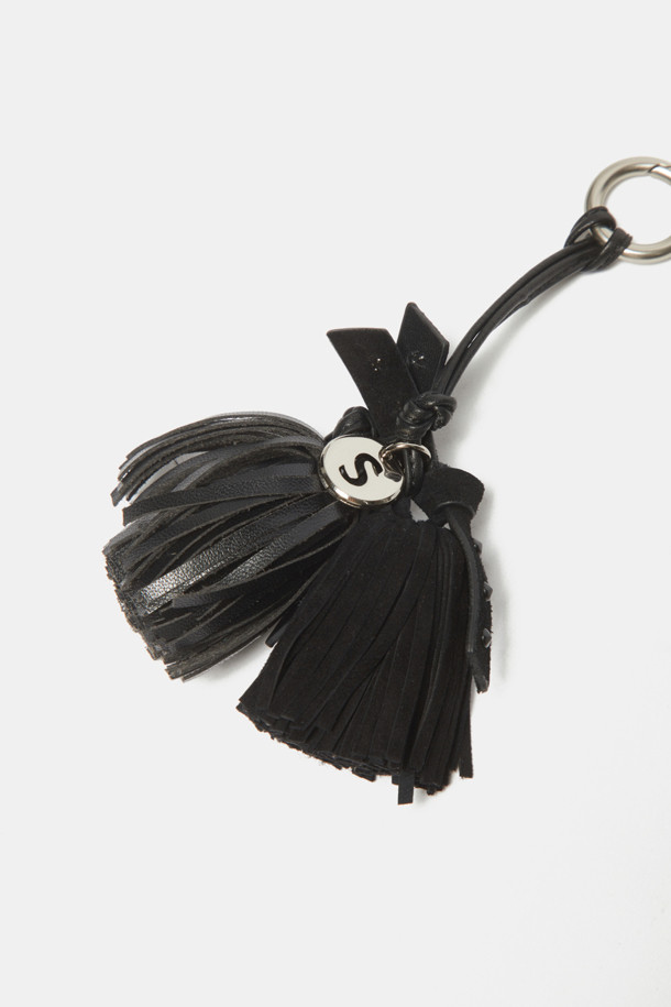 SUECOMMA BONNIE - 키링/참 - Pompom keyring(black)