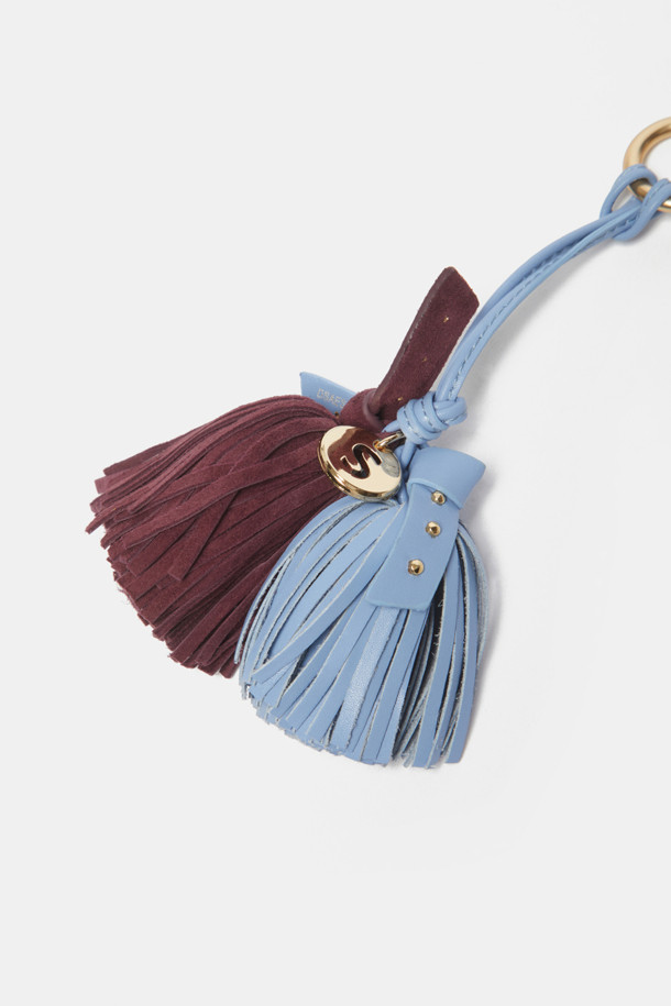 SUECOMMA BONNIE - 키링/참 - Pompom keyring(blue)