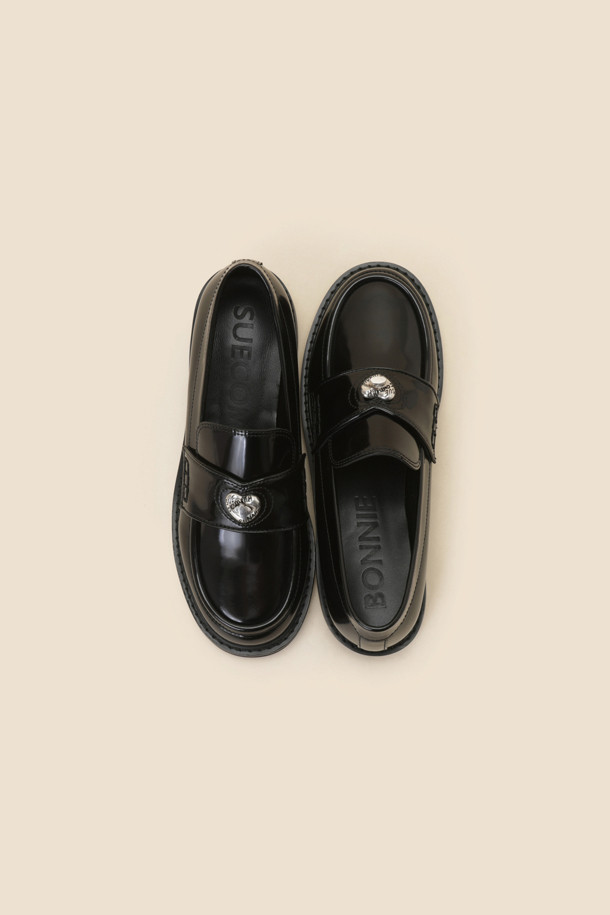 SUECOMMA BONNIE - 로퍼 - Cle loafer(black)