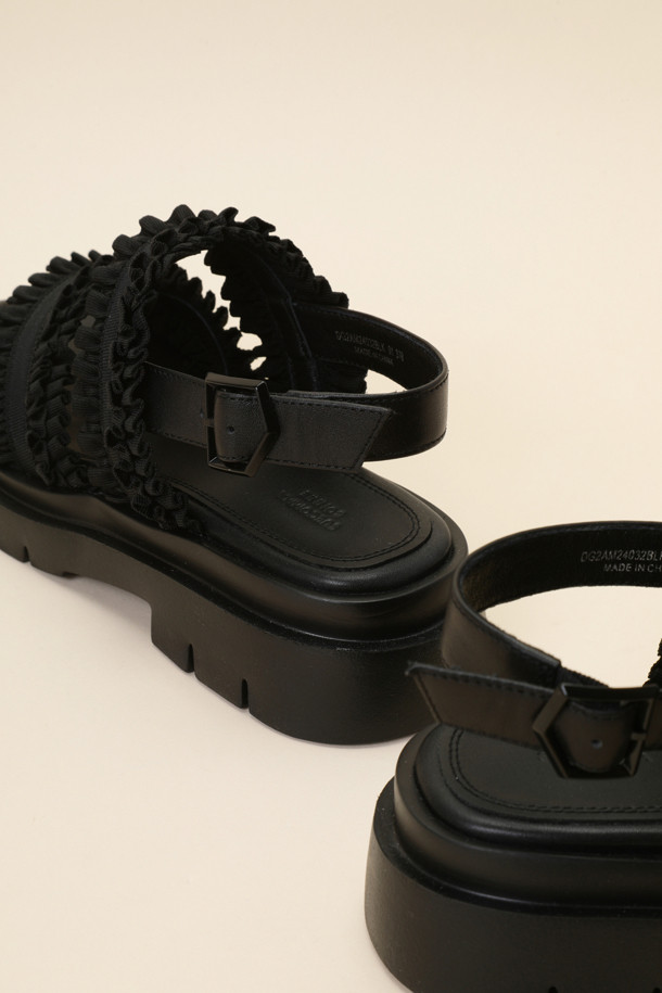 SUECOMMA BONNIE - 샌들 - [김나영 착용]Cancan 24 sandal(black)