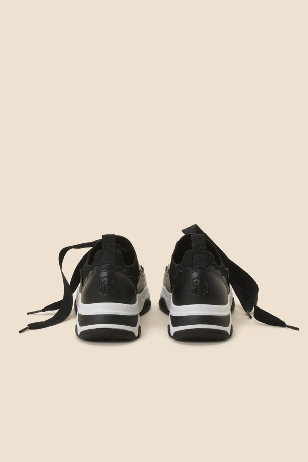 SUECOMMA BONNIE - 스니커즈 - Wave sneakers(black)