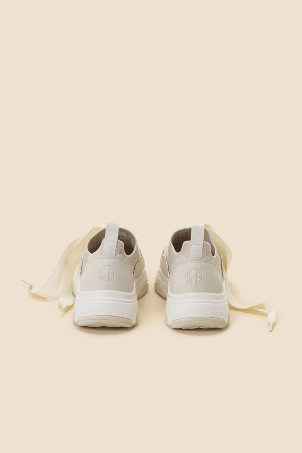 SUECOMMA BONNIE - 스니커즈 - Wave sneakers(ivory)