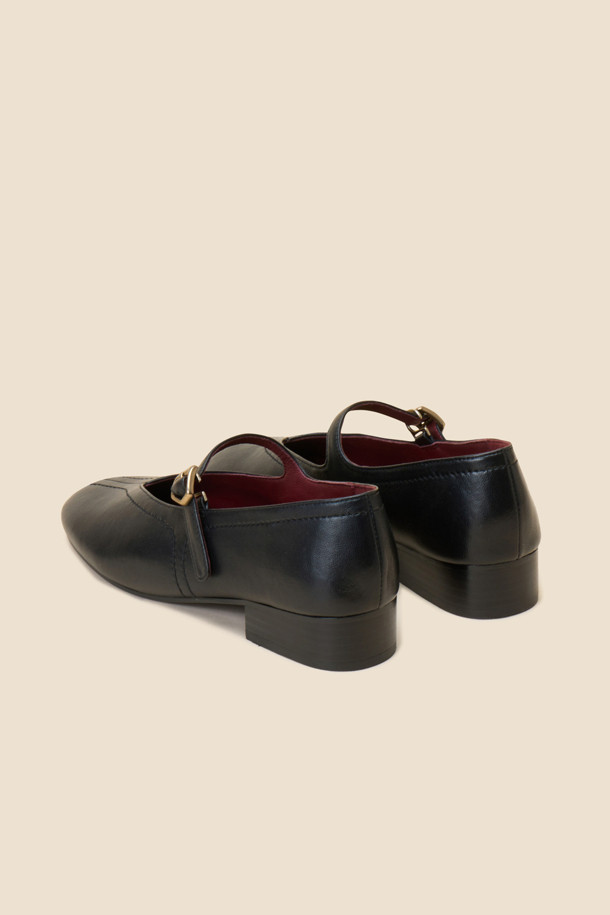 SUECOMMA BONNIE - 로퍼 - Daily mary jane flats(black)