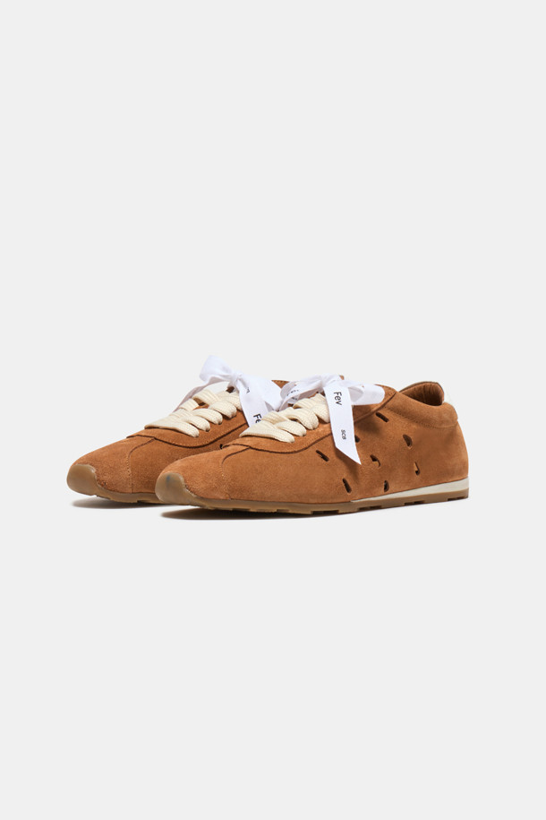 SUECOMMA BONNIE - 스니커즈 - Fev_Suede sneakers(brown)