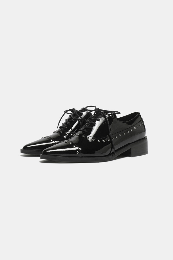 SUECOMMA BONNIE - 로퍼 - Stud loafer(black)