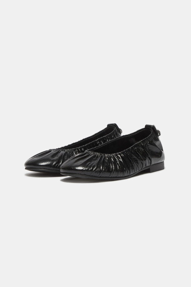 SUECOMMA BONNIE - 플랫 - Shrring flats(black)