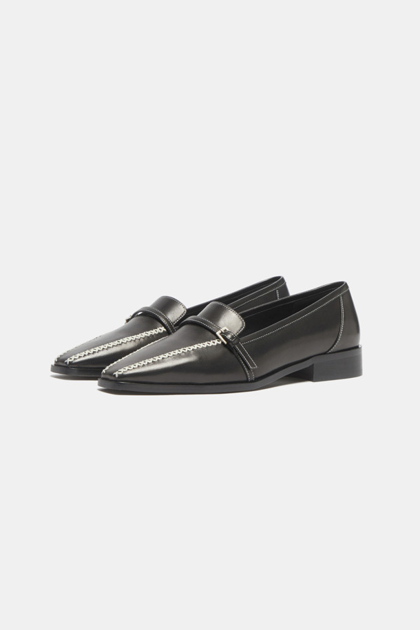 SUECOMMA BONNIE - 플랫 - Retro flats(black)