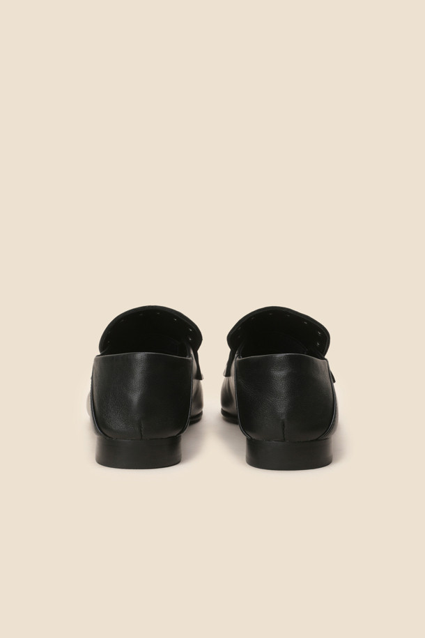 SUECOMMA BONNIE - 로퍼 - 2-way stud loafer(black)