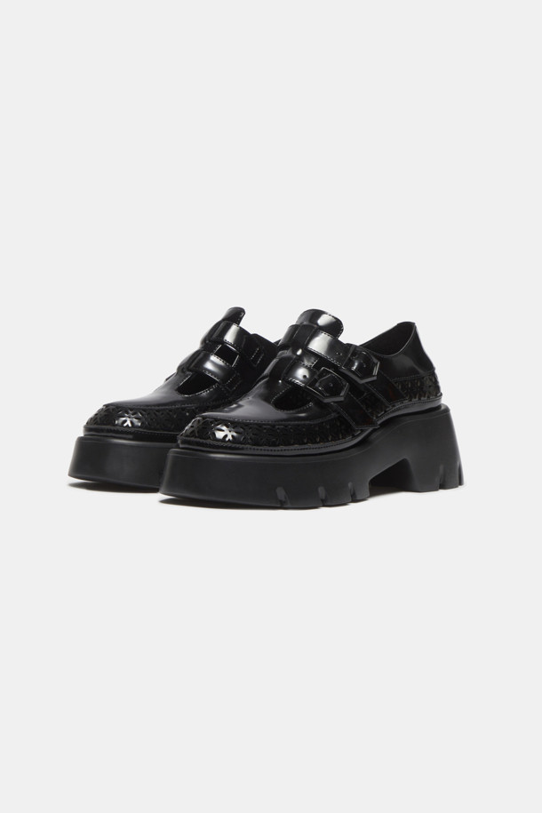 SUECOMMA BONNIE - 로퍼 - Buckle loafer(black)