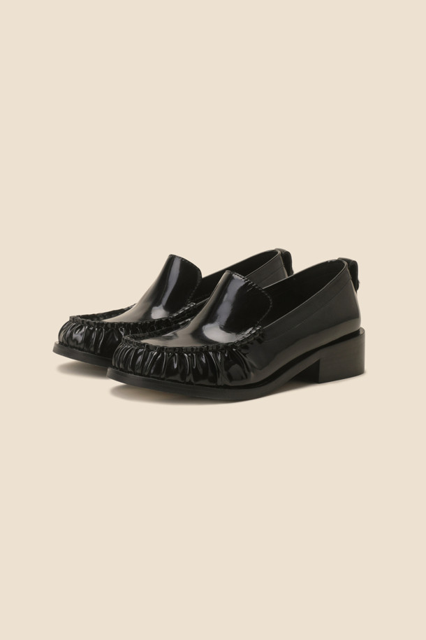 SUECOMMA BONNIE - 로퍼 - Pleats loafer(black)