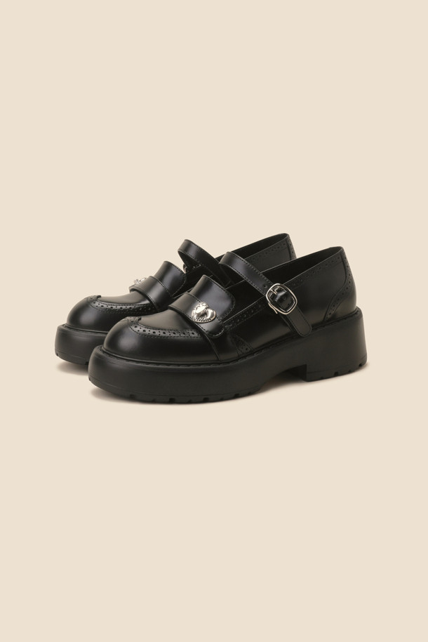 SUECOMMA BONNIE - 로퍼 - Cle loafer(black)