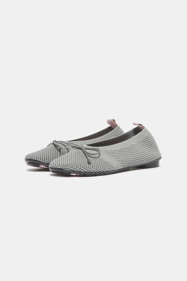 SUECOMMA BONNIE - 플랫 - Knit flats(grey)