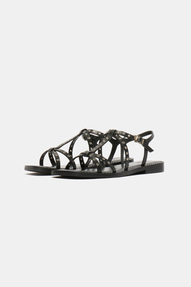 SUECOMMA BONNIE - 샌들 - Strap sandal(black)