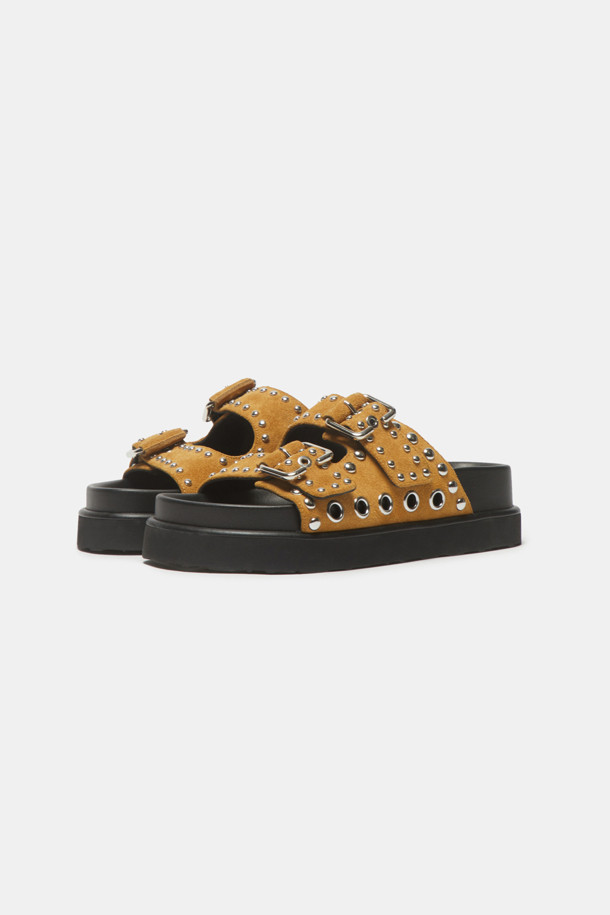 SUECOMMA BONNIE - 샌들 - Stud slide(beige)