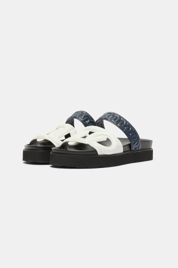 Polygon slide sandal(white)_SUECOMMA BONNIE - 코오롱몰