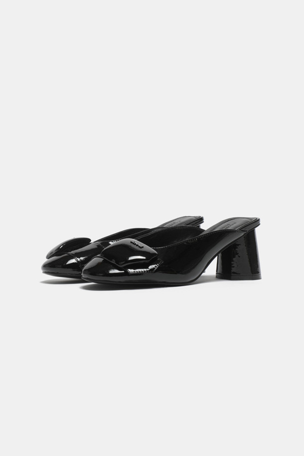 SUECOMMA BONNIE - 슬리퍼/뮬 - Polygon mule(black)