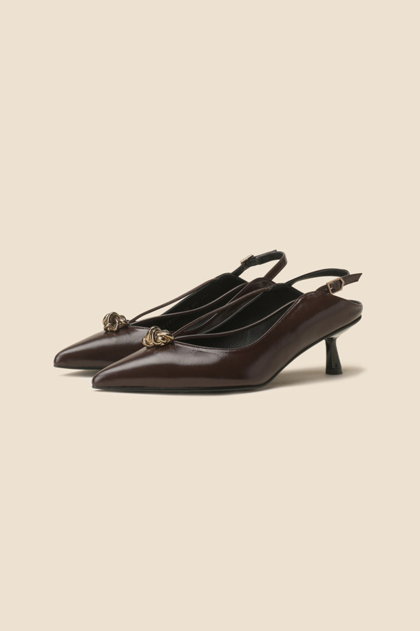 SUECOMMA BONNIE - 샌들 - Fling star sling back shoes(brown)