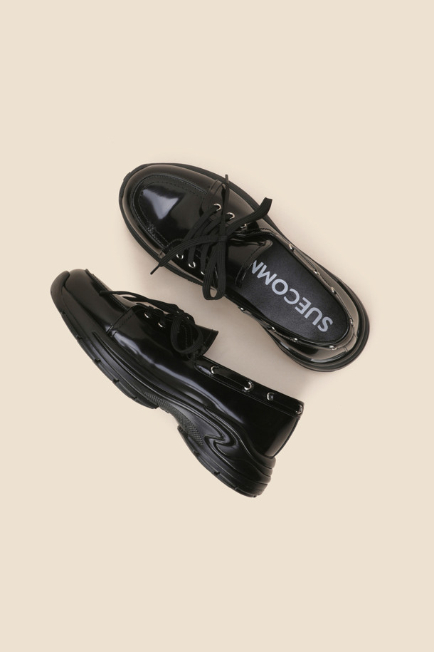 SUECOMMA BONNIE - 스니커즈 - Loafer sneakers(black)