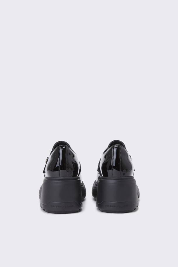 SUECOMMA BONNIE - 로퍼 - Duggy heel loafer(black)