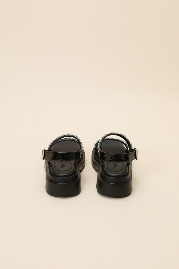 SUECOMMA BONNIE - 샌들 - Jewelry sandal(black)