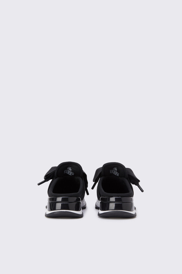 SUECOMMA BONNIE - 스니커즈 - Ribbon mlue sneakers(black)