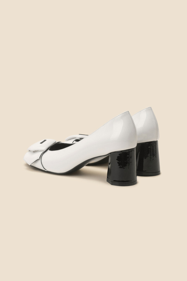 SUECOMMA BONNIE - 펌프스 - Polygon volume pumps(white)