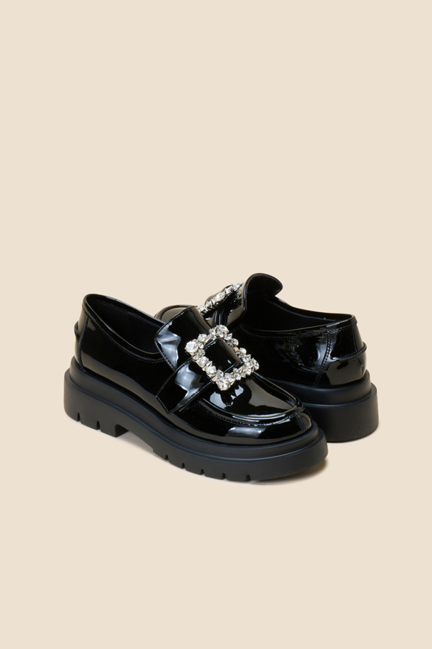 SUECOMMA BONNIE - 로퍼 - Jewelry loafer(black)