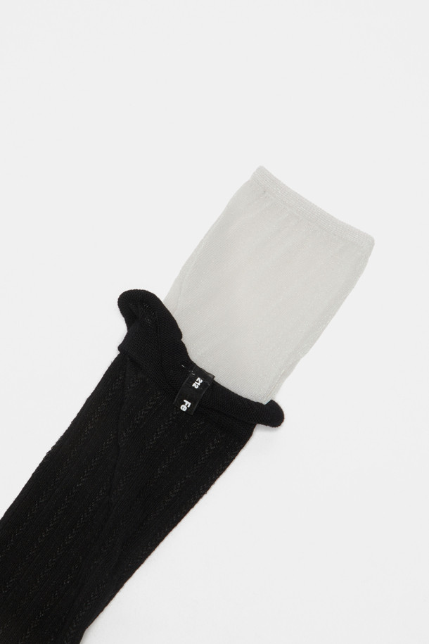 SUECOMMA BONNIE - 양말 - Fev_socks(black)