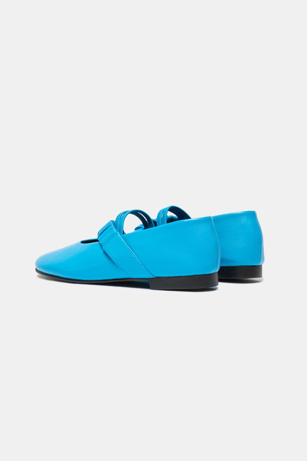 SUECOMMA BONNIE - 플랫 - Pleats mary jane flats(blue)