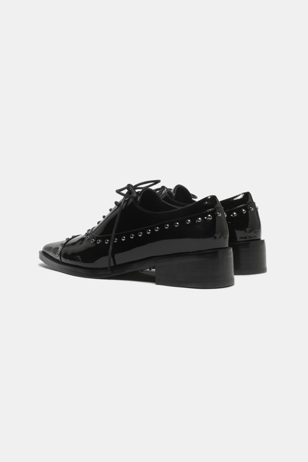 SUECOMMA BONNIE - 로퍼 - Stud loafer(black)