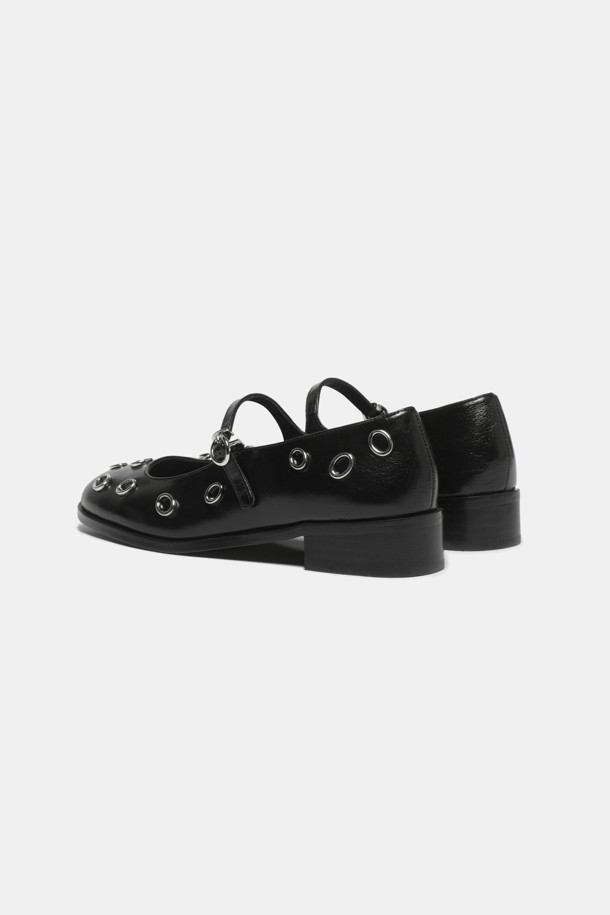 SUECOMMA BONNIE - 플랫 - Ring mary jane flats(black)