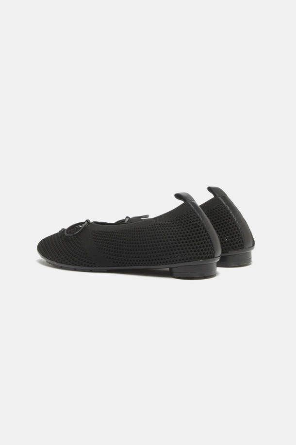 SUECOMMA BONNIE - 플랫 - Knit flat shoes(black)