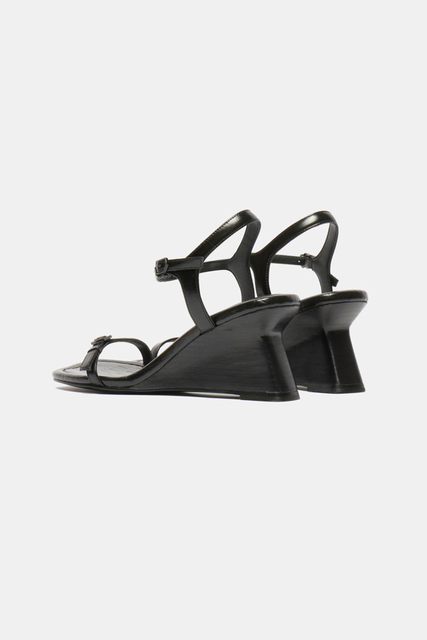 SUECOMMA BONNIE - 샌들 - Slim strap sandal(black)