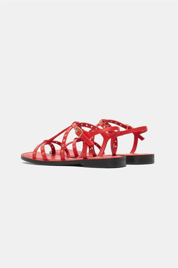 SUECOMMA BONNIE - 샌들 - Strap sandal(red)