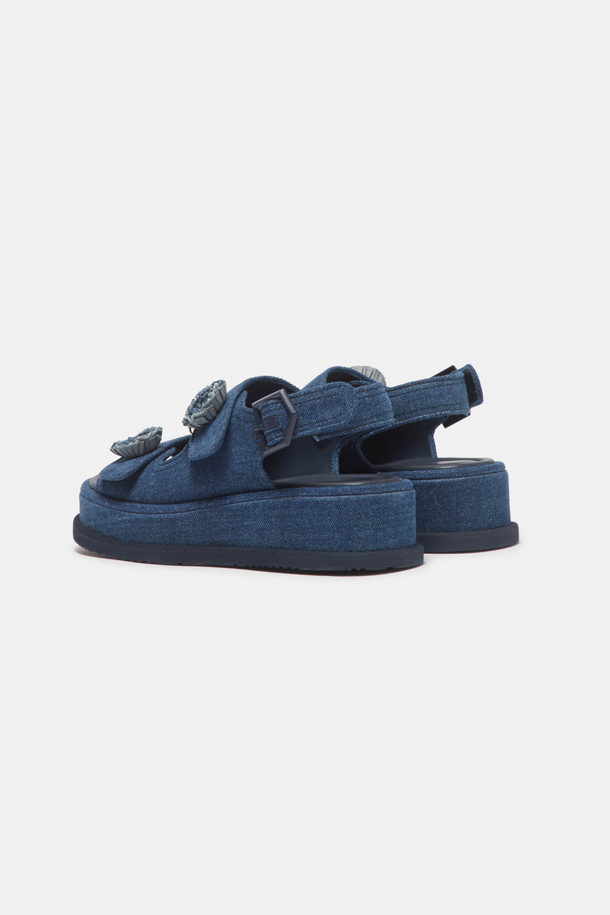SUECOMMA BONNIE - 샌들 - Cracker sandal(bule)