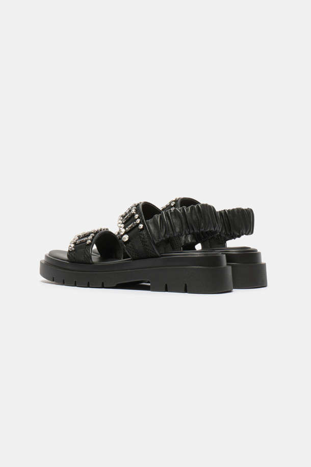 SUECOMMA BONNIE - 샌들 - Jewelry line sandal(black)